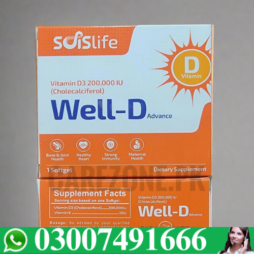 Vitamin D3 200,000 Iu Softgel High-potency Price In Pakistan