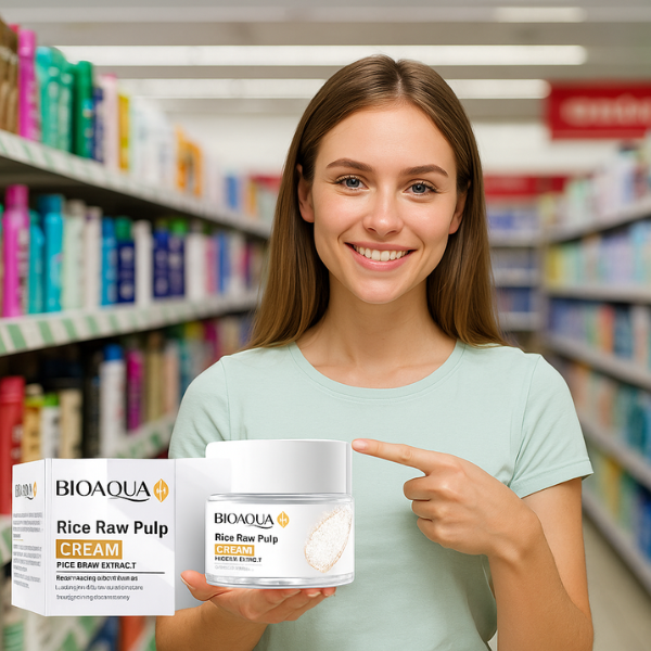 Bioaqua Rice Raw Pulp Face Cream