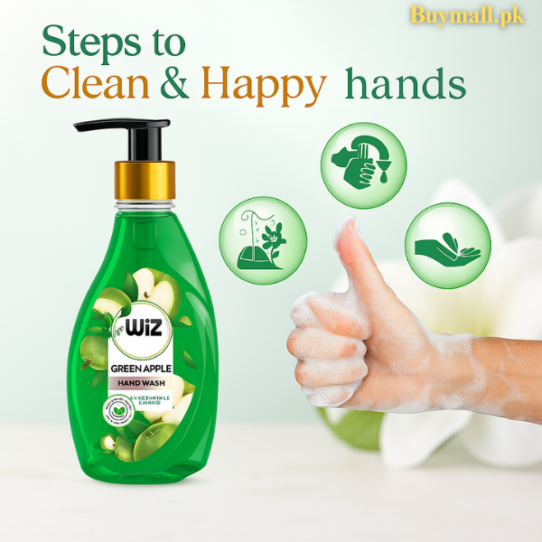 Green Apple Wiz Liquid Soap Handwash