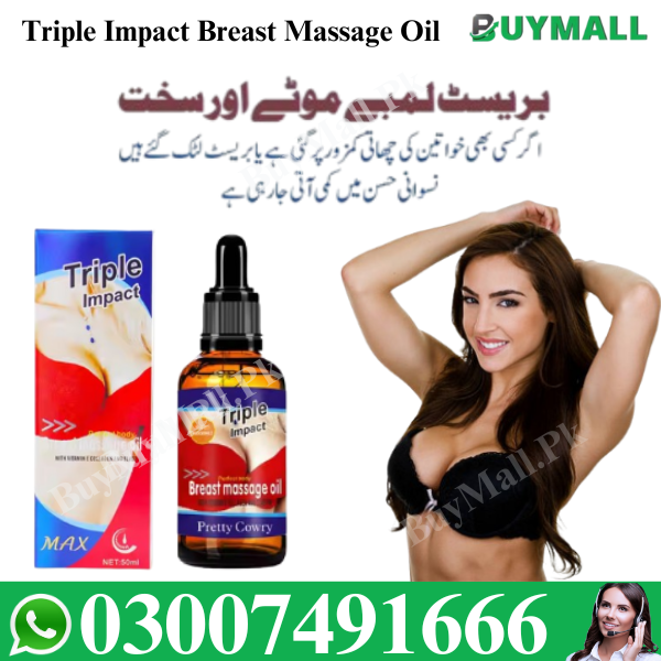 Triple Impact Breast Massage Oil In Pakistan