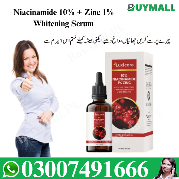 Niacinamide 10% + Zinc 1% Whitening Serum In Pakistan 