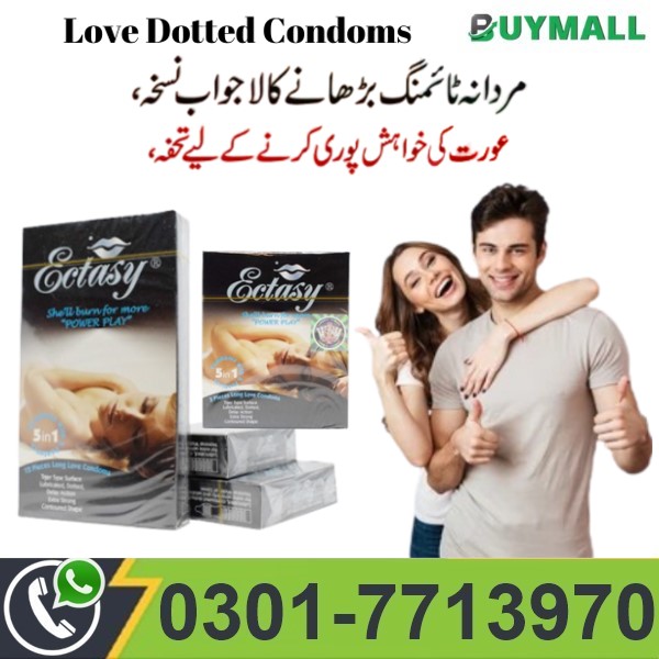 Ecstasy Dotted Condom