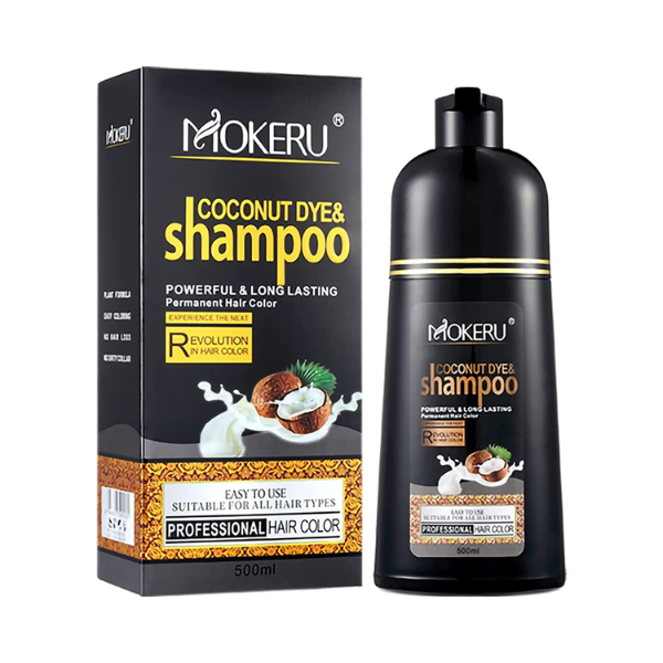 Mokeru Instant Coconut Hair Color Shampoo