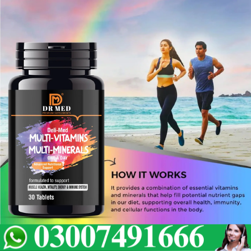 Deli Med Multivitamin & Multimineral Tablets Price In Pakistan