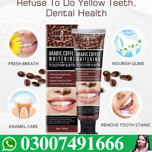   Arabic Coffee Whitening Toothpaste In Pakistan Price 