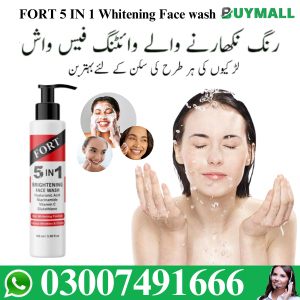 FORT 5 IN 1 Whitening Face Wash