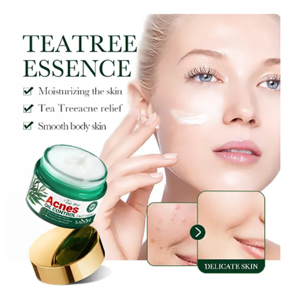 Tea tree acnes oil control face cream