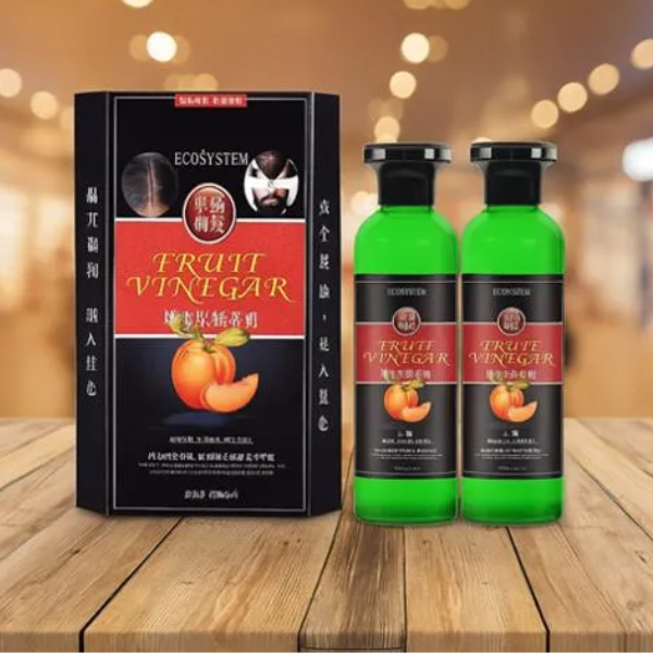 Fruit vinegar black hair gel colour