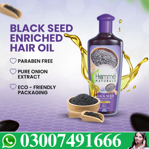 Black Seed Enriched Hair Oil Price In Pakistan