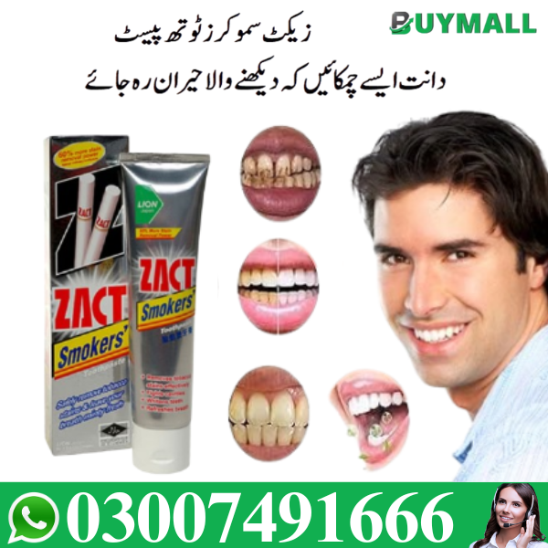 ZACT Smokers Toothpaste Whitening Teth