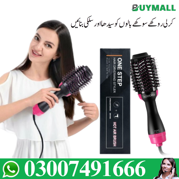 Hair Straightener Dryer 2-in-1 Electric Comb